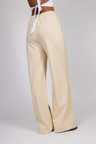 Spodnie dresowe szeroka nogawka