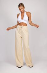 Spodnie dresowe szeroka nogawka