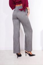 Spodnie garniturowe jodełka Vicolo – Szary, XS