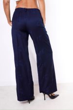 Spodnie haft RISSKIO – Granat, S