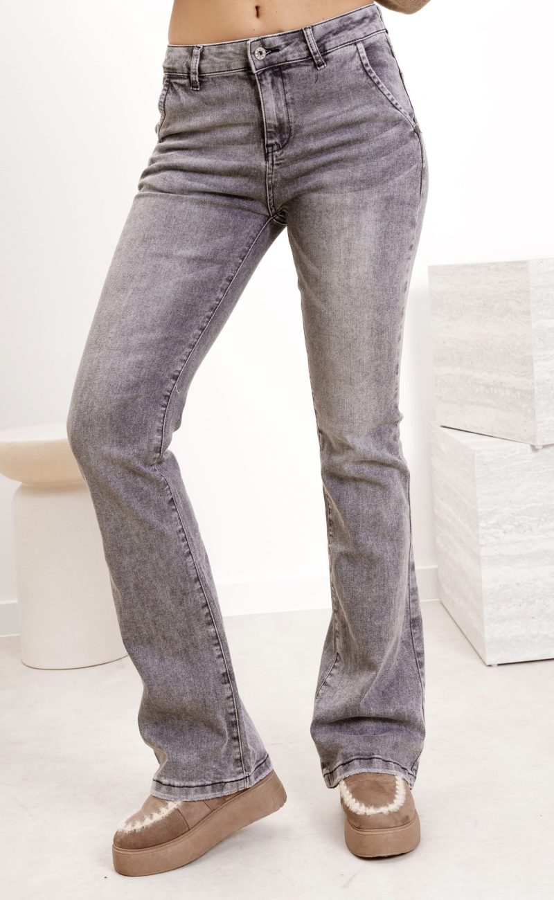 Spodnie jeans dzwony