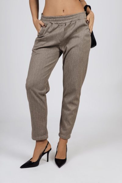 Spodnie jodełka diamenciki