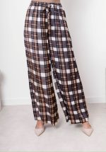 Spodnie krata – Grafit, UNI