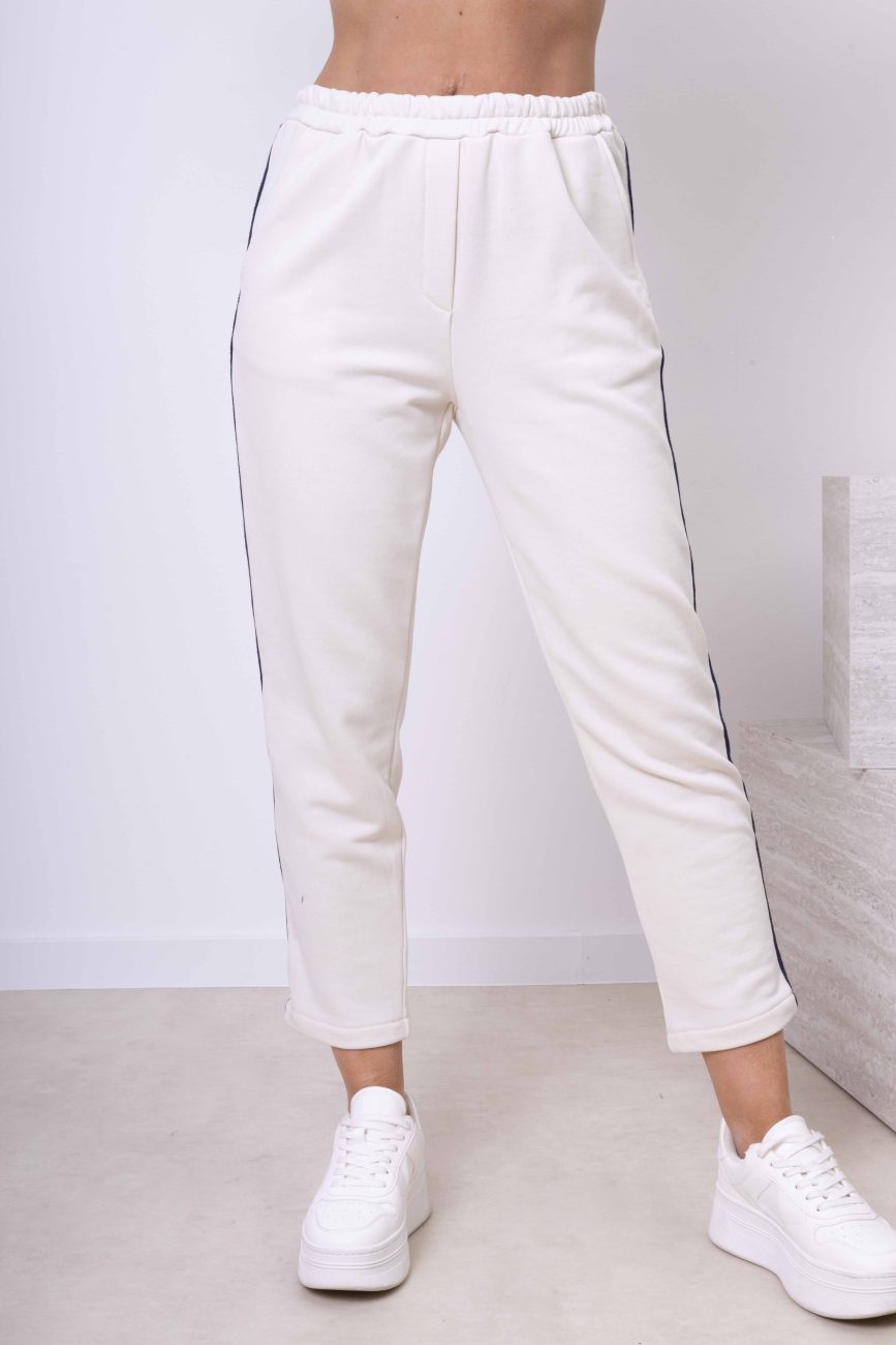 Spodnie lampas – Ecru, UNI