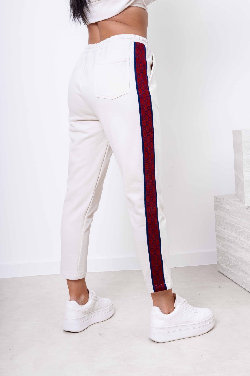 Spodnie lampas – Ecru, UNI