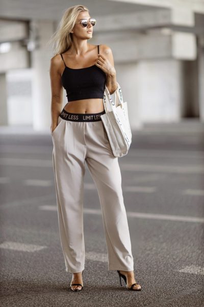 Spodnie limit less – UNI, Beż