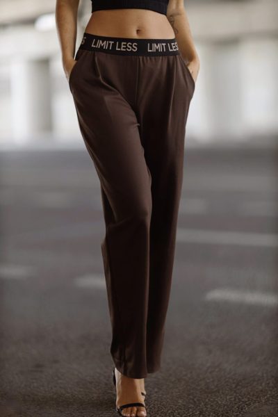 Spodnie limit less – UNI, Czekolada