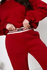 Spodnie na meszku pas ściągacz