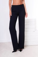 Spodnie pas koronka – Czarny, M