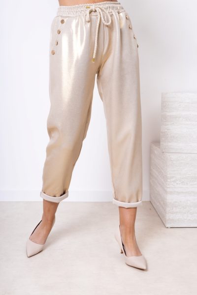 Spodnie piankowe pozłacane – Złoty, UNI