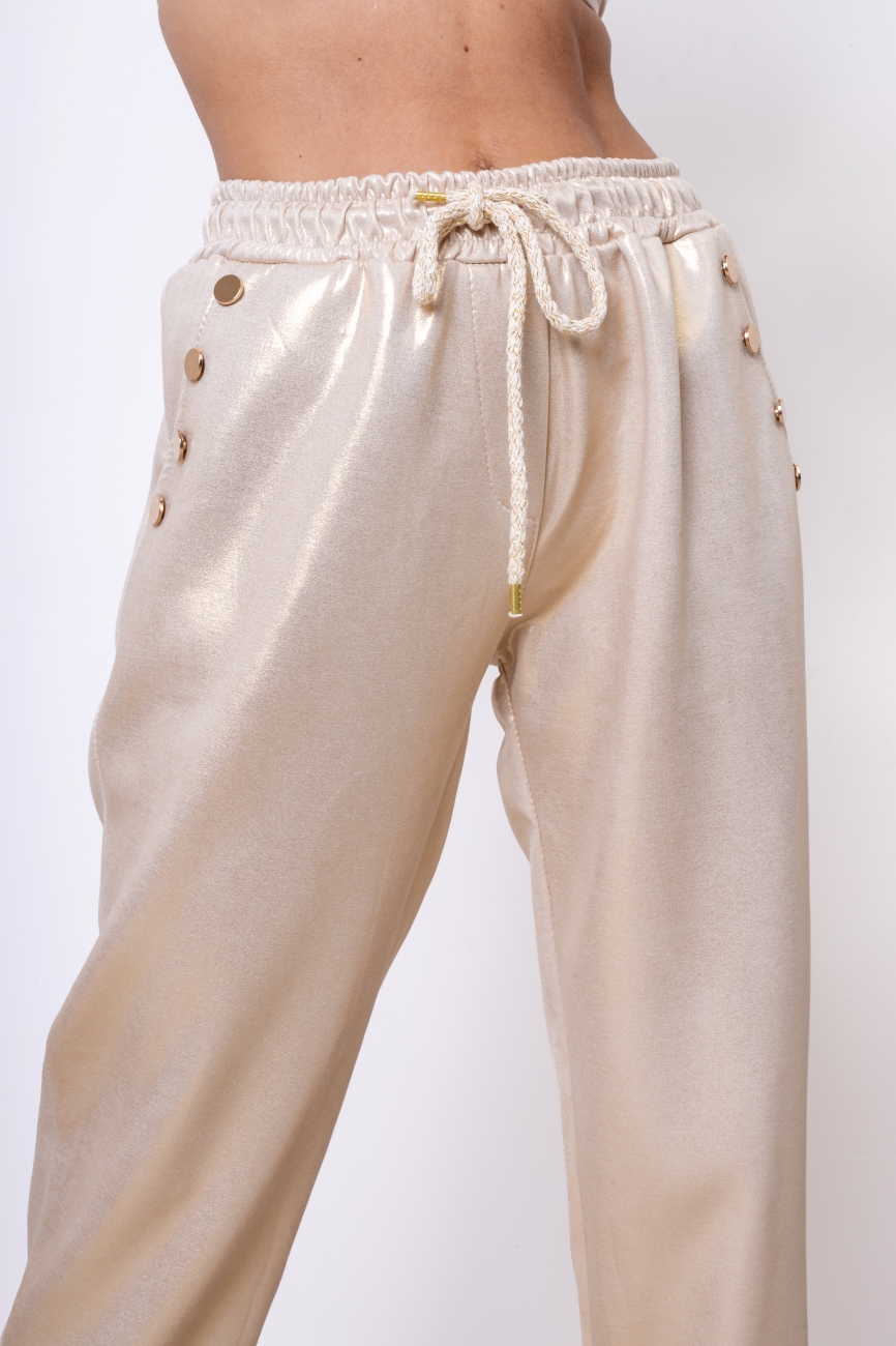 Spodnie piankowe pozłacane – Złoty, UNI