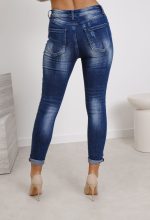 Spodnie przetarcia łatki guziki