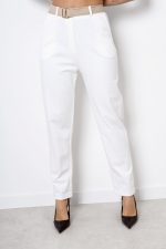 Spodnie punto parciany pasek