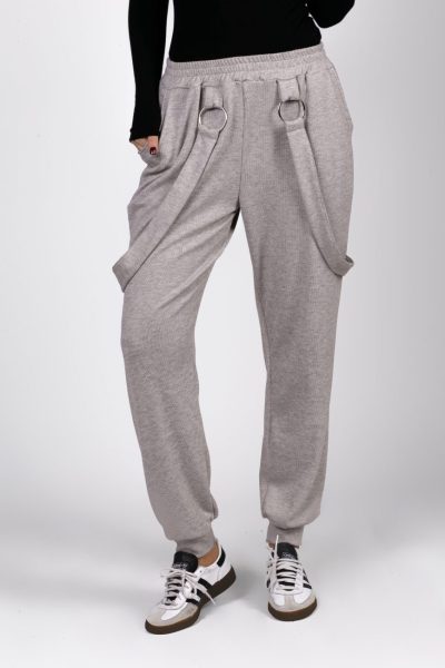 Spodnie szelki – Beż, UNI