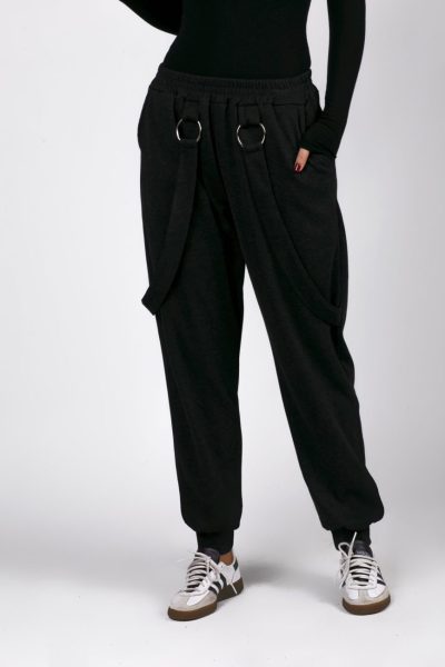 Spodnie szelki – Czarny, UNI