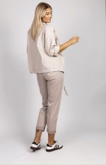 Spodnie złoty pasek