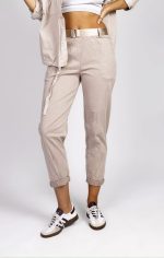Spodnie złoty pasek