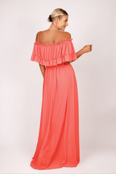 Sukienka biust falbanka