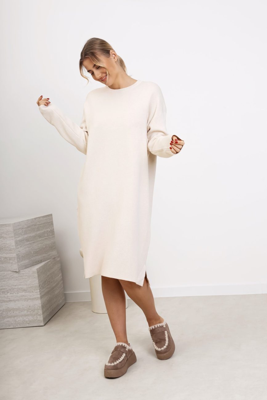 Sukienka dzianina prosta gładka