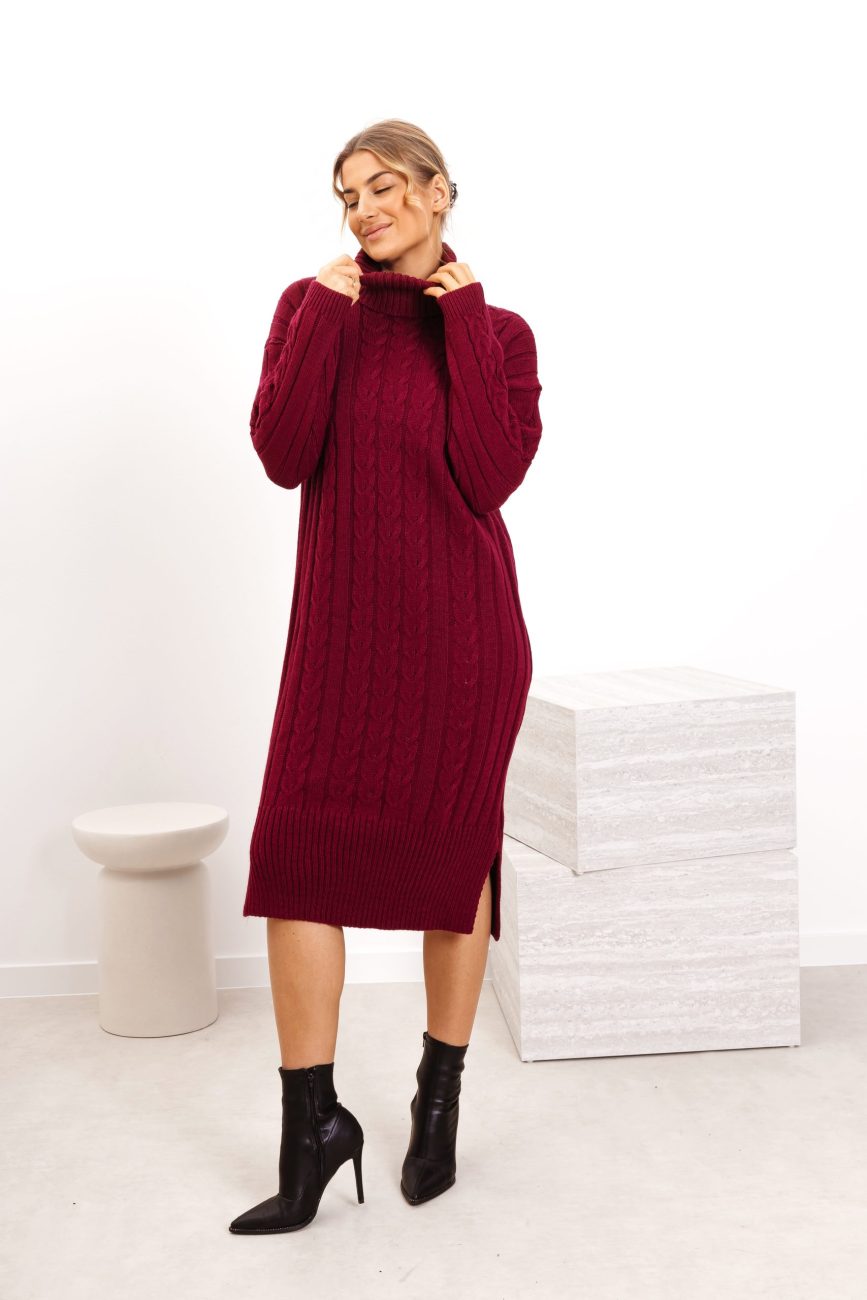 Sukienka golf warkoczyki Sukienka golf warkoczyki