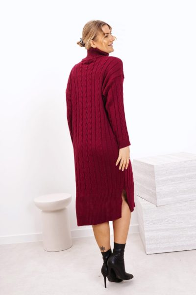 Sukienka golf warkoczyki