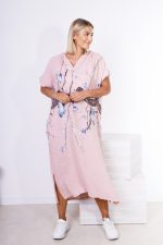 Sukienka kaptur drzewo motyle – Puder, UNI