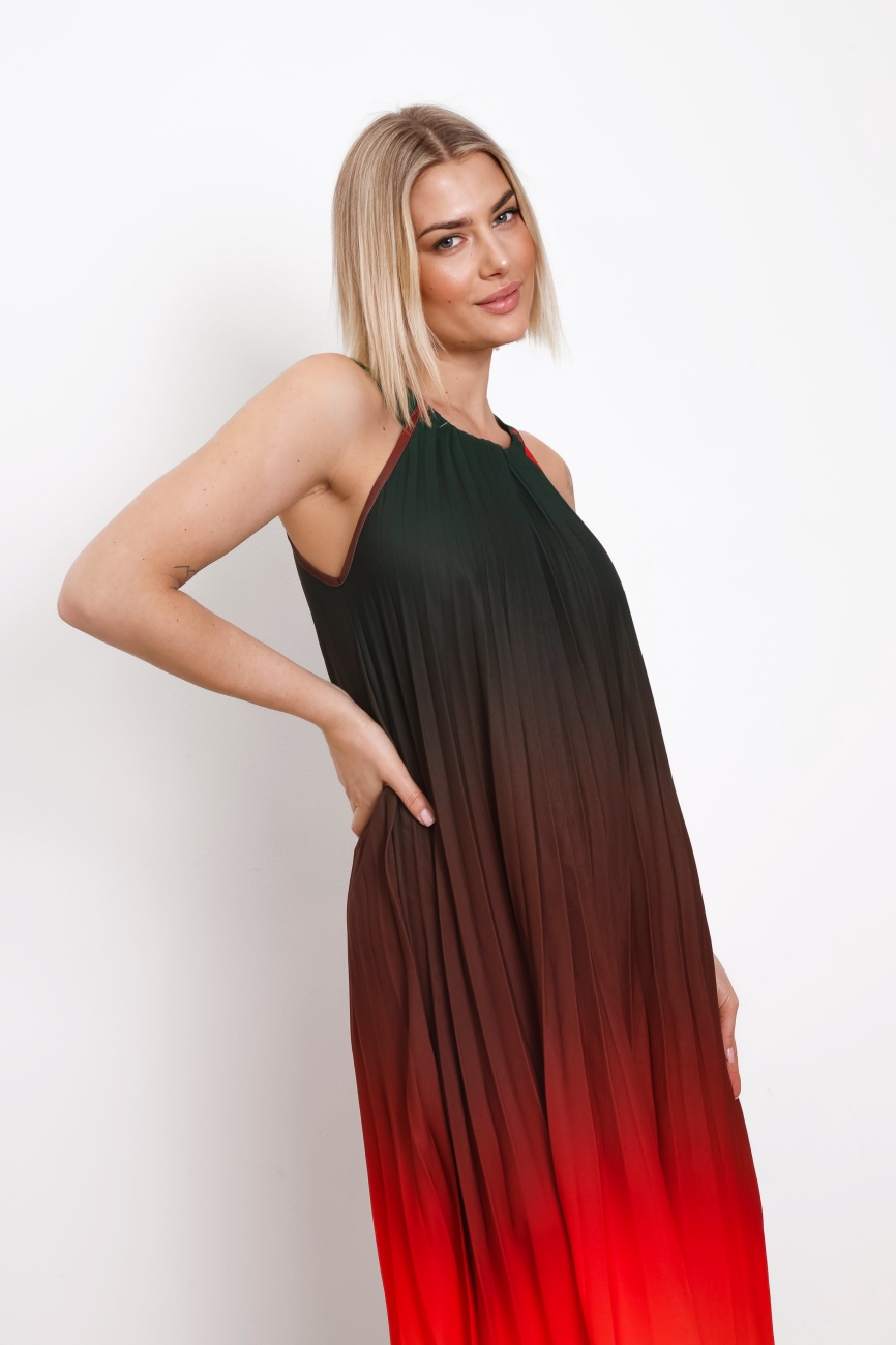 Sukienka maxi ombre