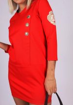 Sukienka złote guziki