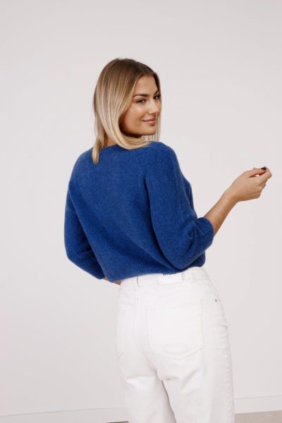 Sweter alpaka krótki