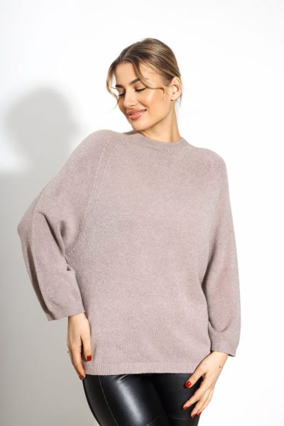 Sweter gładki rękaw 3/4 – Fango, UNI