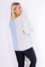 Sweter kaszmir 2 kolory – Błękit, UNI