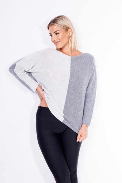Sweter kaszmir 2 kolory – Grafit, UNI