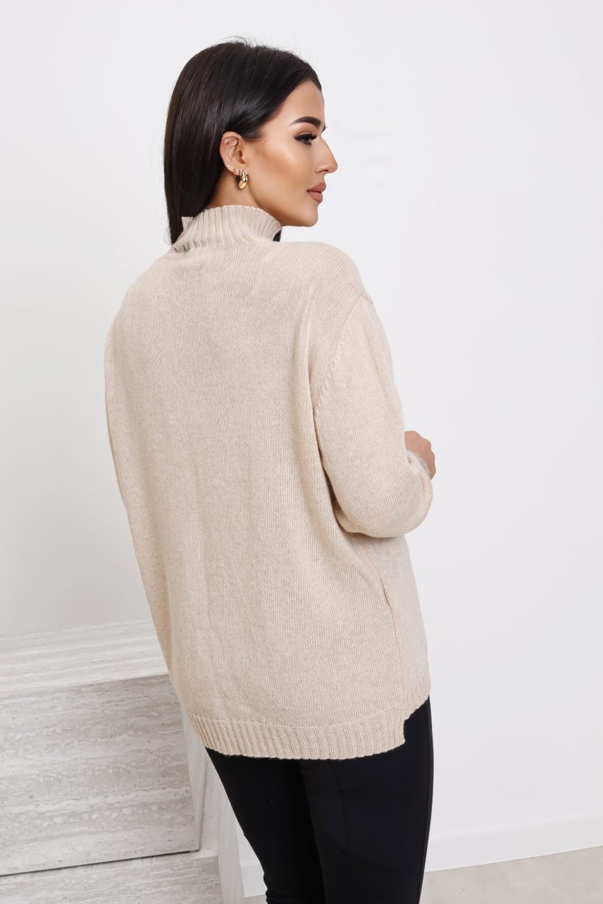 Sweter kaszmir pół na pół