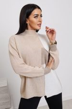 Sweter kaszmir pół na pół