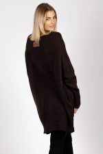 Sweter nietoperz małe logo