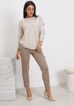 Sweterek dzianinka łódka