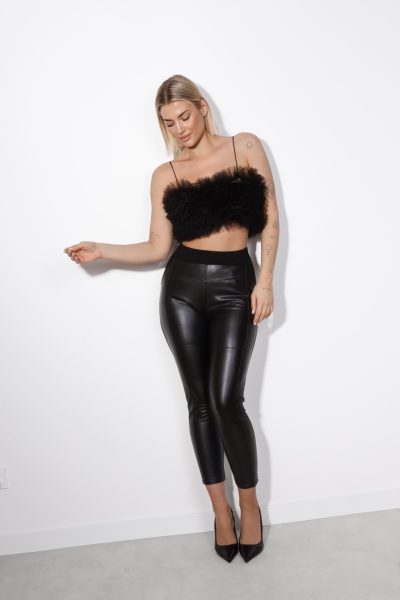 Top tiul – Czarny, S/M