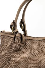 Torba drobna plecionka rączka sprzączka – Fango, Duży