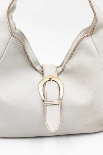 Torba duża sprzączka – Beż, Średni