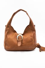 Torba duża sprzączka – Camelowy, Średni