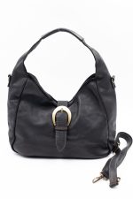 Torba duża sprzączka – Czarny, Średni