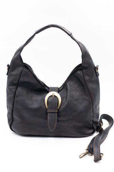 Torba duża sprzączka – Czarny, Średni