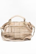 Torba krata szew – Beż, Duży