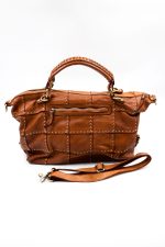 Torba krata szew – Camelowy, Duży