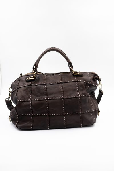 Torba krata szew – Czekolada, Duży