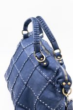 Torba krata szew – Niebieski, Duży