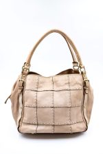 Torba kwadraty szwy – Beż, Duży