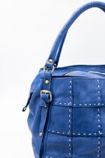 Torba kwadraty szwy – Niebieski, Średni