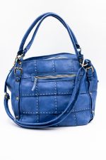 Torba kwadraty szwy – Niebieski, Średni