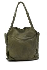 Torba okrągła plecionka – Oliwka, Duży